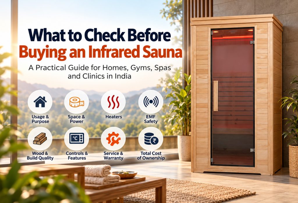 Infrared sauna buying guide for India, Blizz cabin