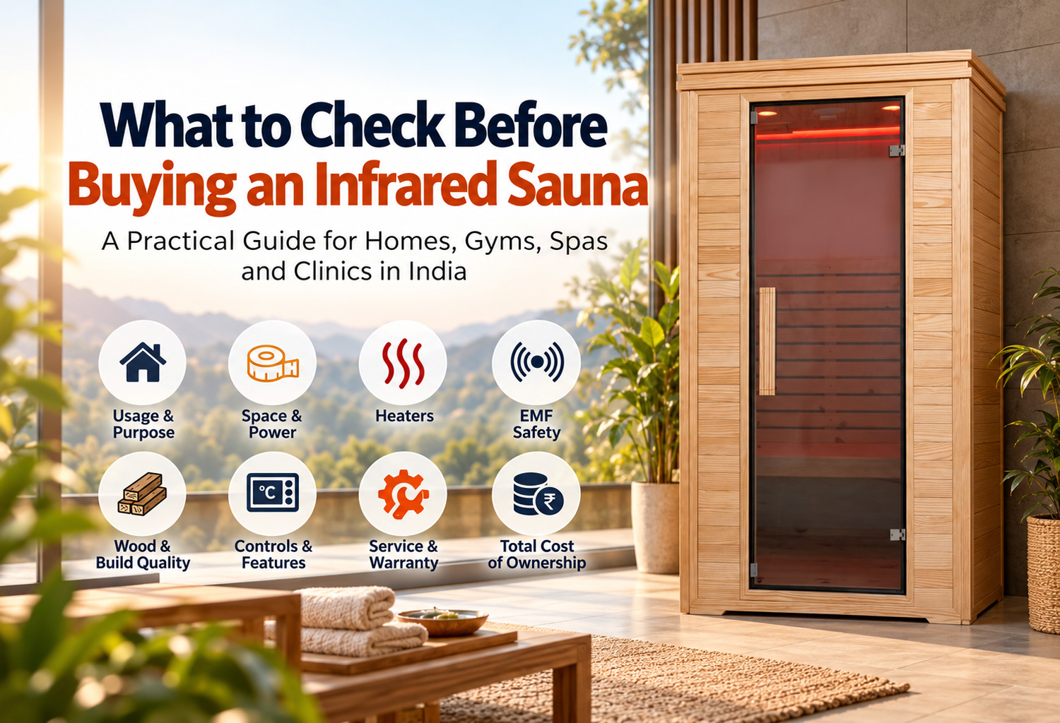 Infrared sauna buying guide for India, Blizz cabin