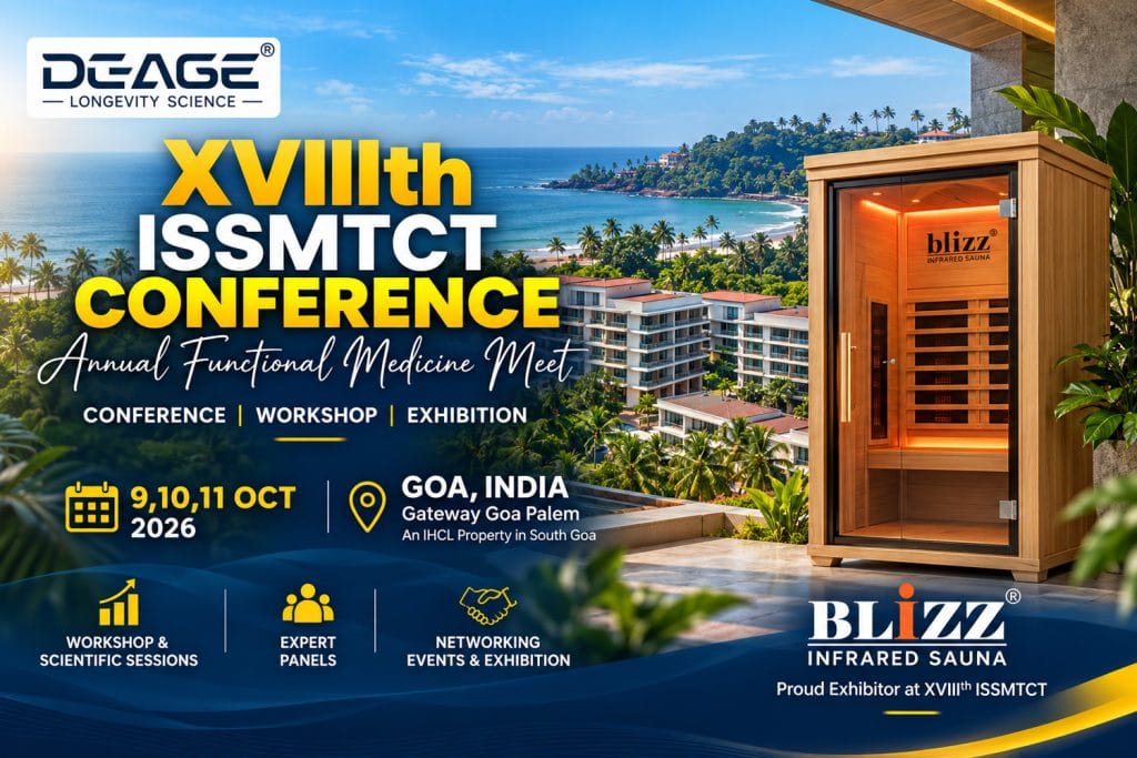 Blizz Infrared Sauna exhibiting at XVIII ISSMTCT Conference, Gateway Goa Palem, 9 to 11 October 2026