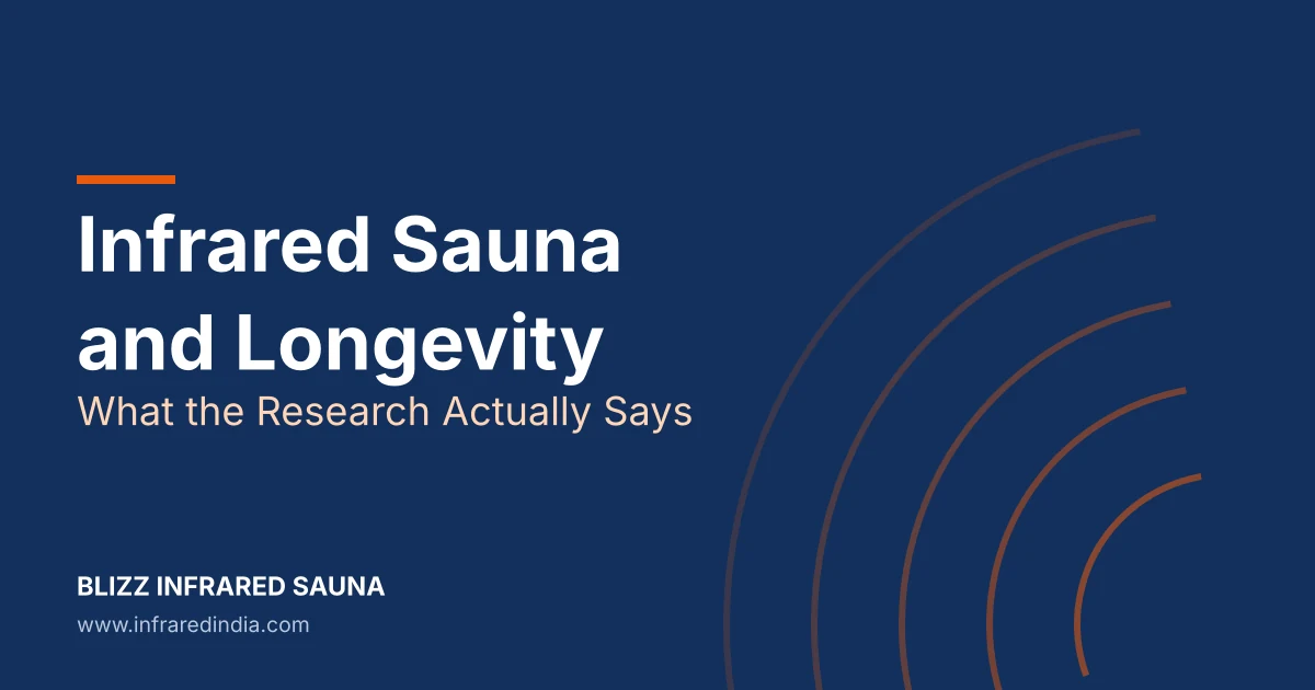 Infrared sauna and longevity research guide by Blizz India