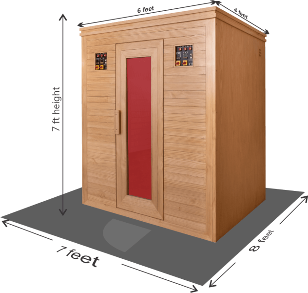 2_Commercial Sauna_3d Model Commercial Sauna Visual Illustration