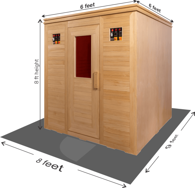 3_Club Sauna_3d Model Club/Gym Sauna Visual Illustration