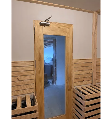 blizz sauna inside view