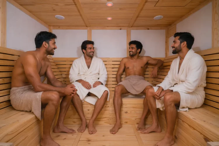 club zen sauna inside